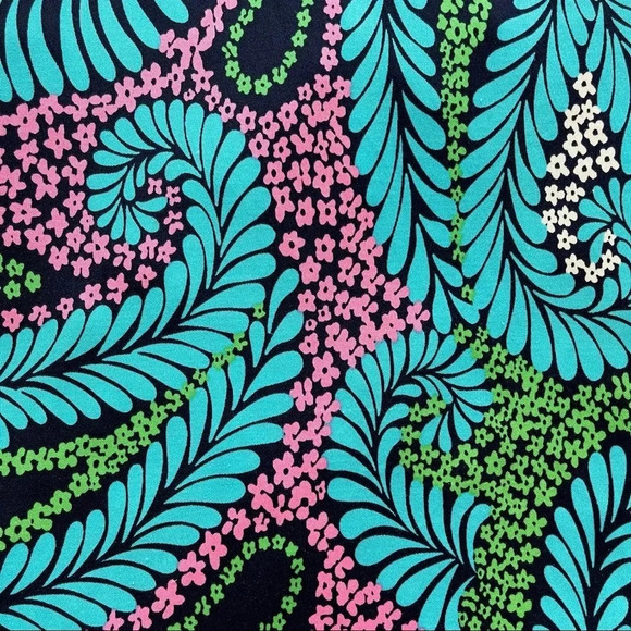 Lilly Pulitzer Silk Newport Dress in Multi Amazley quiet luxery - Picture 5 of 8